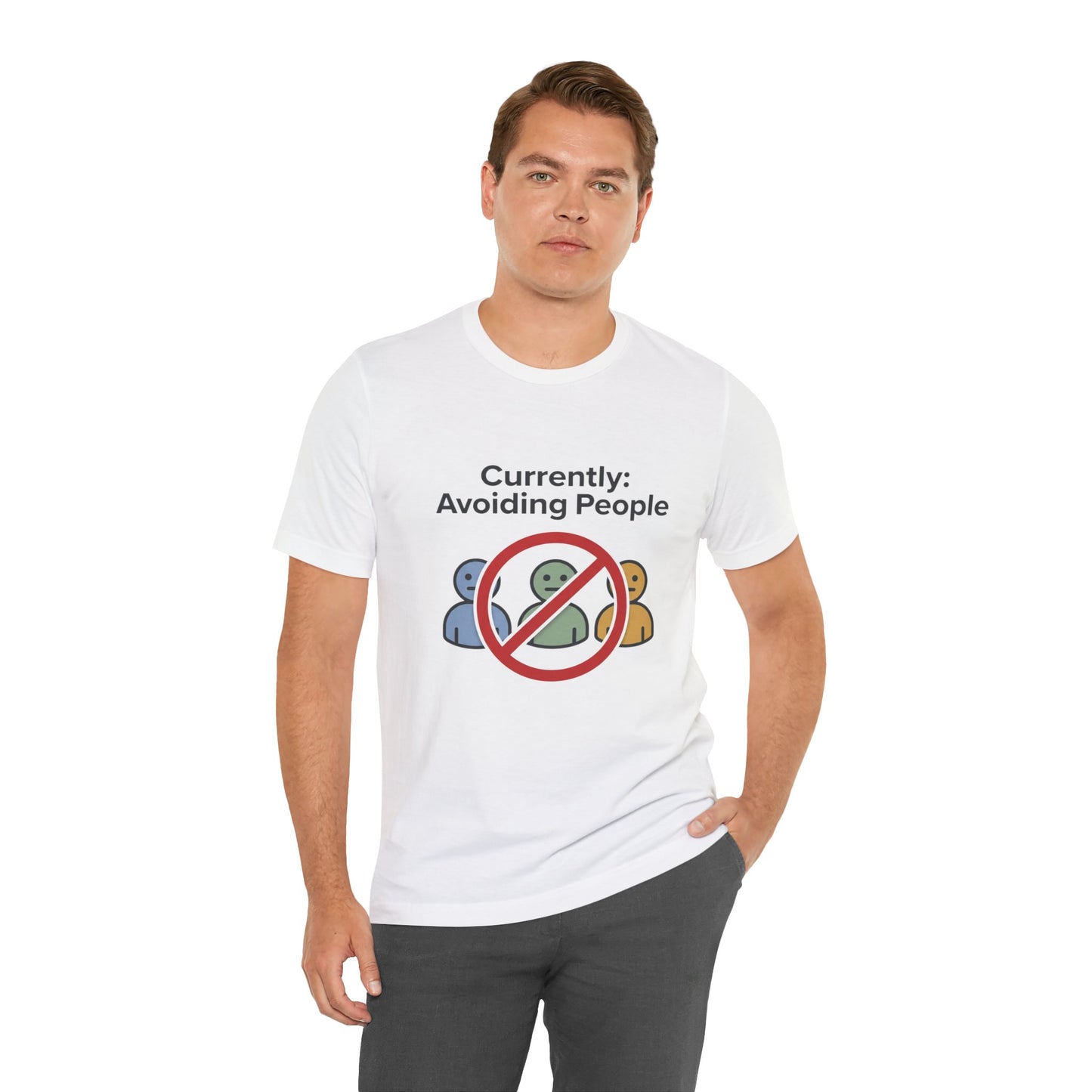 Currently: Avoiding People T‑Shirt — Funny Introvert Anti‑Social Tee