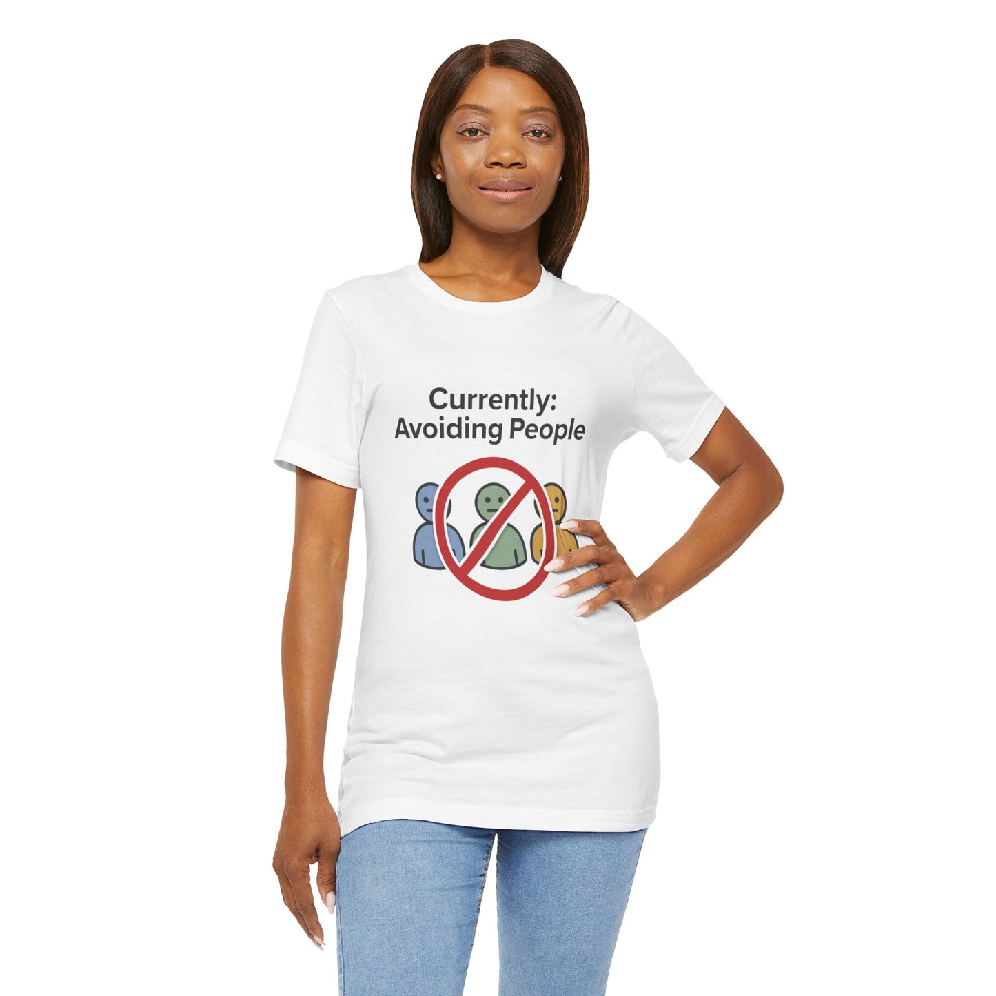 Currently: Avoiding People T‑Shirt — Funny Introvert Anti‑Social Tee