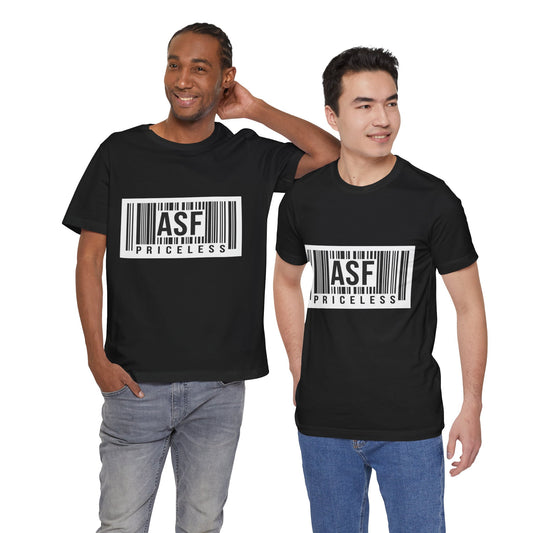 Priceless ASF Barcode Tee